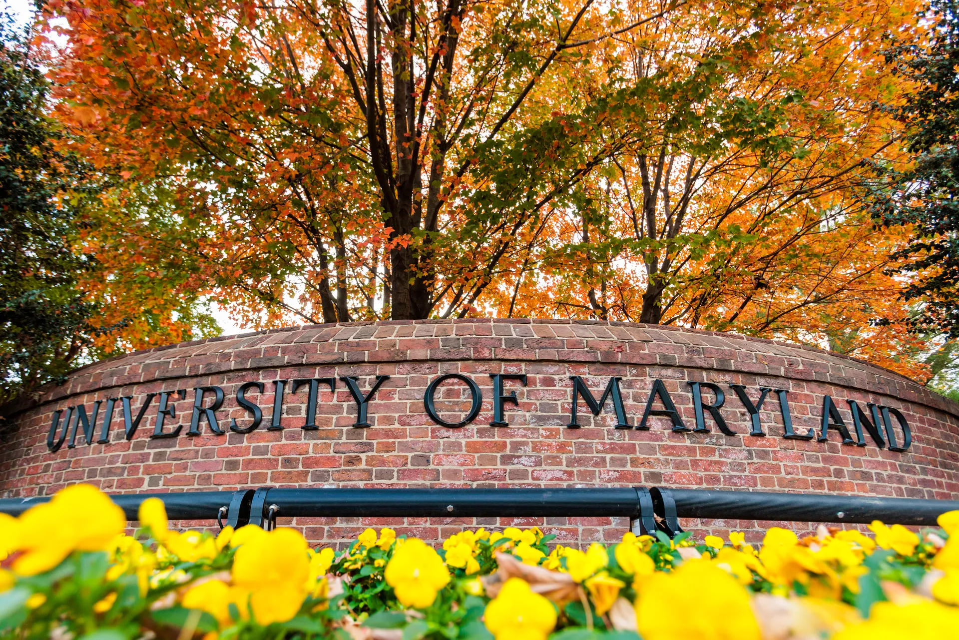 UMD Sign at Founders Gate
