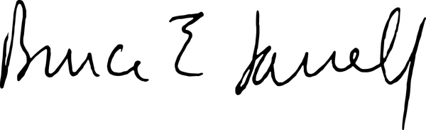 Signature of Bruce E. Jarrell