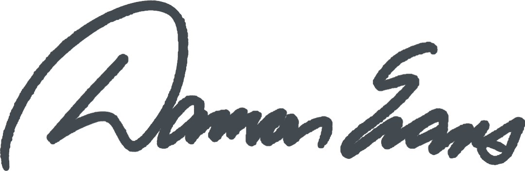 Signature of Athletic Director Damon Evans